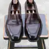 Dark Brown Full Strap Penny Loafer