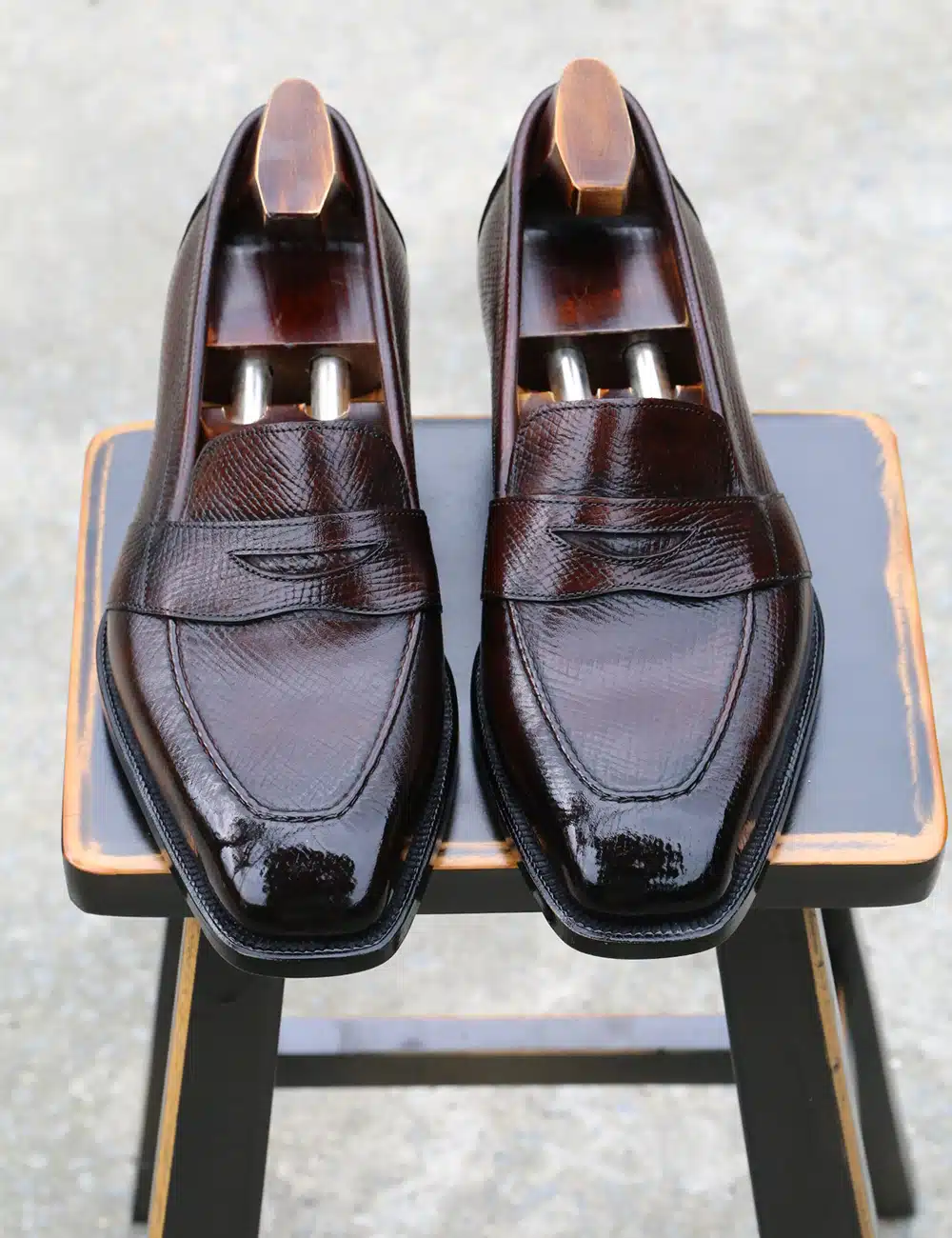 Dark Brown Full Strap Penny Loafer
