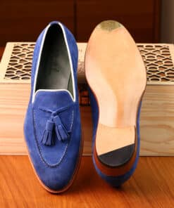 Limoges Suede Tassel Loafer - 06