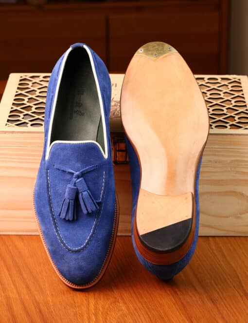 Limoges Suede Tassel Loafer - 06