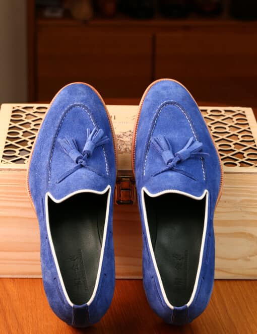 Limoges Suede Tassel Loafer - 05