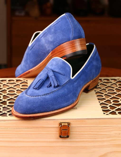 Limoges Suede Tassel Loafer - 04