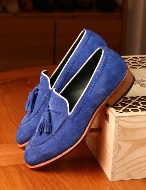 Limoges Suede Tassel Loafer - 02