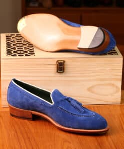 Limoges Suede Tassel Loafer