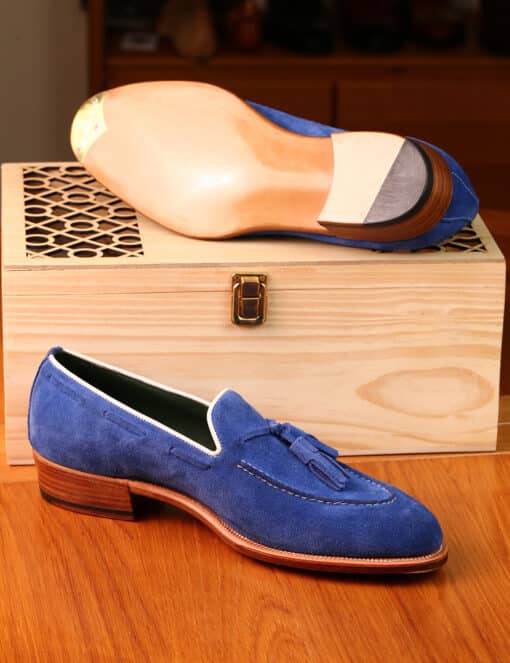 Limoges Suede Tassel Loafer