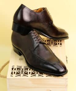 Dark Brown Split toe derby