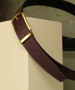 Horween Pioneer Hatch Grain Leather Belt – Luxury & Versatility
